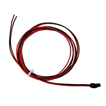 Připojovací kabel pro LED pásku, 48V, IP68, female connector, black and red lano